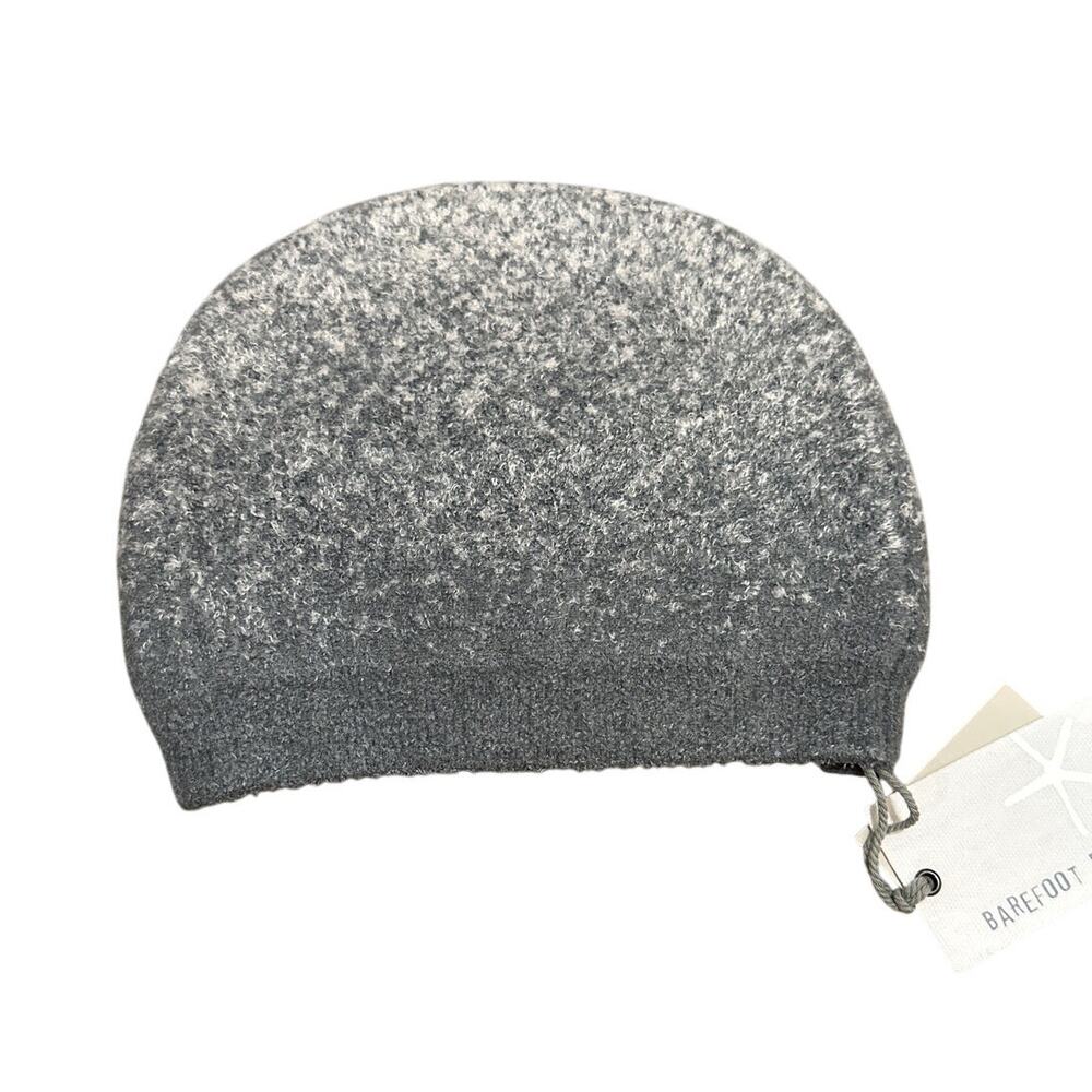 Barefoot Dreams CozyChic Lite Confetti Beanie Hat Smokey Green Fog Gray NWT OS